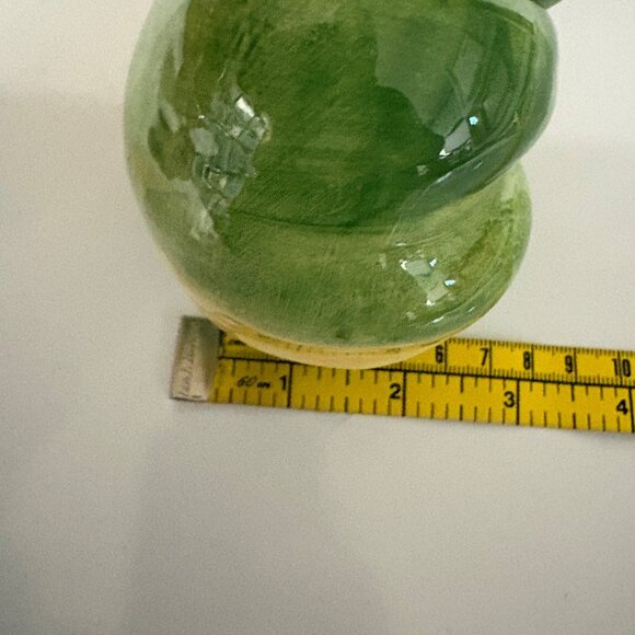 Hand-Painted Ceramic Tomatoes Green Red Glazed Home Decor Made in Italy - Picture 7 of 8